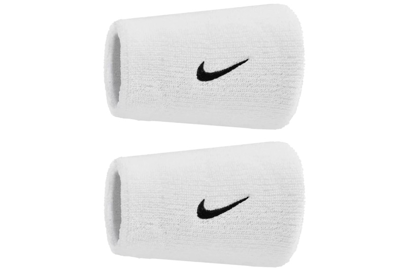 Nike Swoosh Classic Double Wide Wristbands 2PK N1012406-101