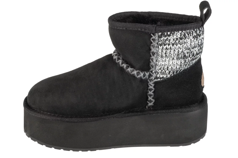 EMU Australia Stinger Knit Flatform W13143-BLAK EMU Australia Stinger Knit Flatform W13143-BLAK