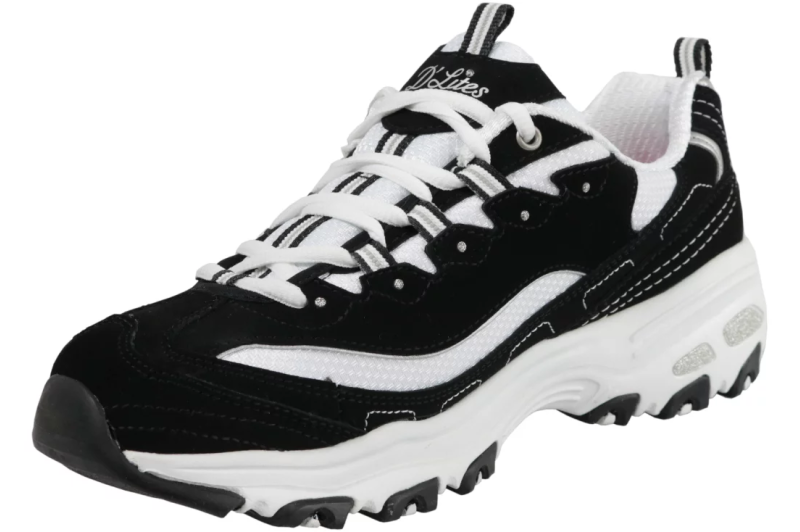 Skechers D'Lites - Biggest Fan 11930-BKW Skechers D'Lites - Biggest Fan 11930-BKW