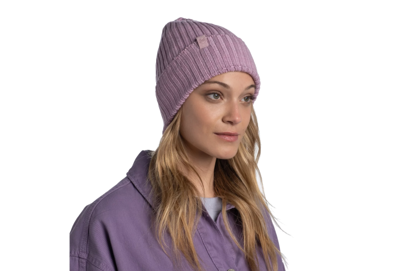 Buff Knitted Norval Hat Pansy 1242426011000 Buff Knitted Norval Hat Pansy 1242426011000