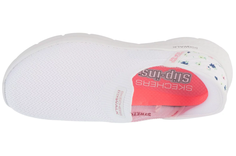 Skechers Slip-Ins: GO WALK Flex - Sunset Rose 124822-WHT Skechers Slip-Ins: GO WALK Flex - Sunset Rose 124822-WHT