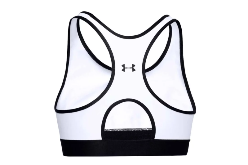 Under Armour Mid Keyhole Graphic Bra 1344333-100 Under Armour Mid Keyhole Graphic Bra 1344333-100