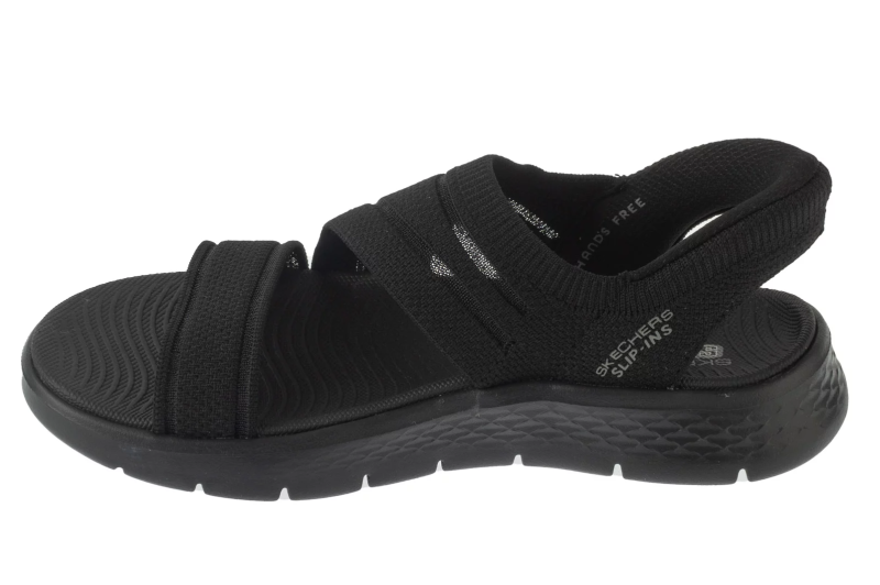 Skechers Slip-Ins: Go Walk Flex Sandal - Enticing 141482-BBK Skechers Slip-Ins: Go Walk Flex Sandal - Enticing 141482-BBK