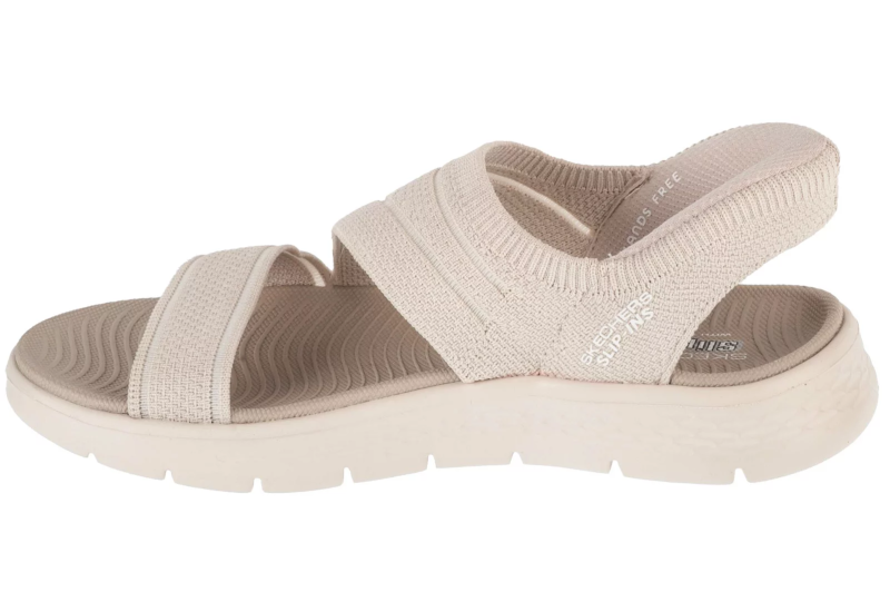 Skechers Slip-Ins: Go Walk Flex Sandal - Enticing 141482-NAT Skechers Slip-Ins: Go Walk Flex Sandal - Enticing 141482-NAT