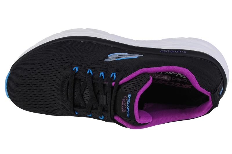 Skechers D'Lux Walker - Fresh Finesse 149368-BKPR Skechers D'Lux Walker - Fresh Finesse 149368-BKPR