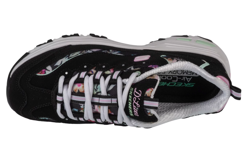 Skechers D'Lites-Blooming Fields 149794-BKMT Skechers D'Lites-Blooming Fields 149794-BKMT