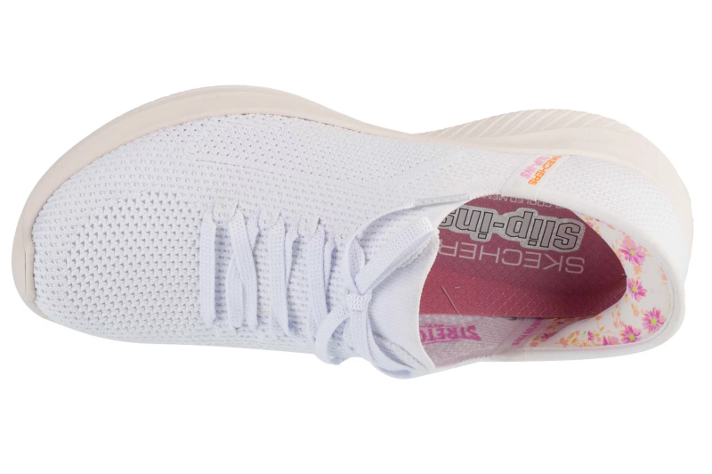 Skechers Slip-Ins: Ultra Flex 3.0 - Morning Blosso 150441-WHT Skechers Slip-Ins: Ultra Flex 3.0 - Morning Blosso 150441-WHT