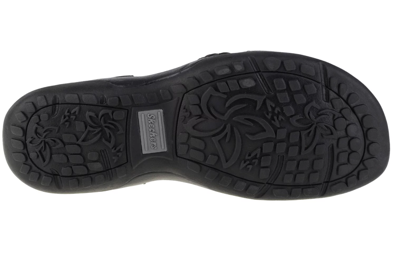 Skechers Reggae Slim Simply Stretch Sandals 163023-BLK Skechers Reggae Slim Simply Stretch Sandals 163023-BLK
