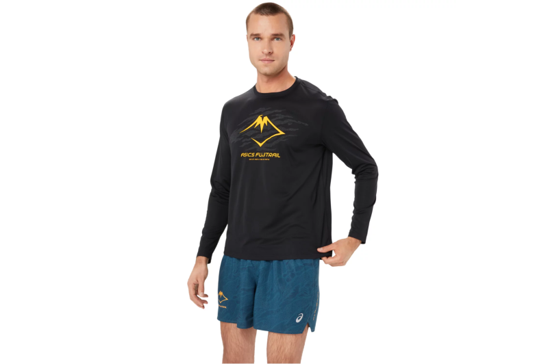 ASICS Fujitrail Logo LS Top 2011C987-001 ASICS Fujitrail Logo LS Top 2011C987-001