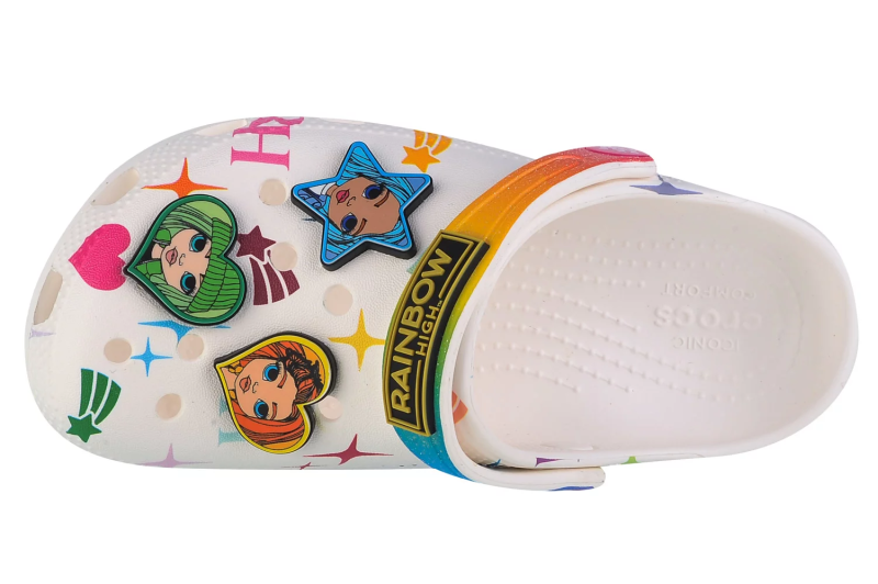 Crocs Classic Rainbow High Kids Clog 208117-90H Crocs Classic Rainbow High Kids Clog 208117-90H