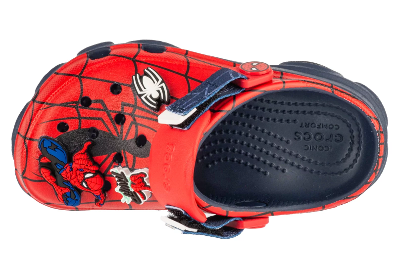 Crocs Team Spiderman All Terain Kids Clog 208786-410 Crocs Team Spiderman All Terain Kids Clog 208786-410