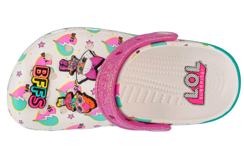 Crocs LOL Surprise BFF Girls Classic Clog 209466-100 Crocs LOL Surprise BFF Girls Classic Clog 209466-100