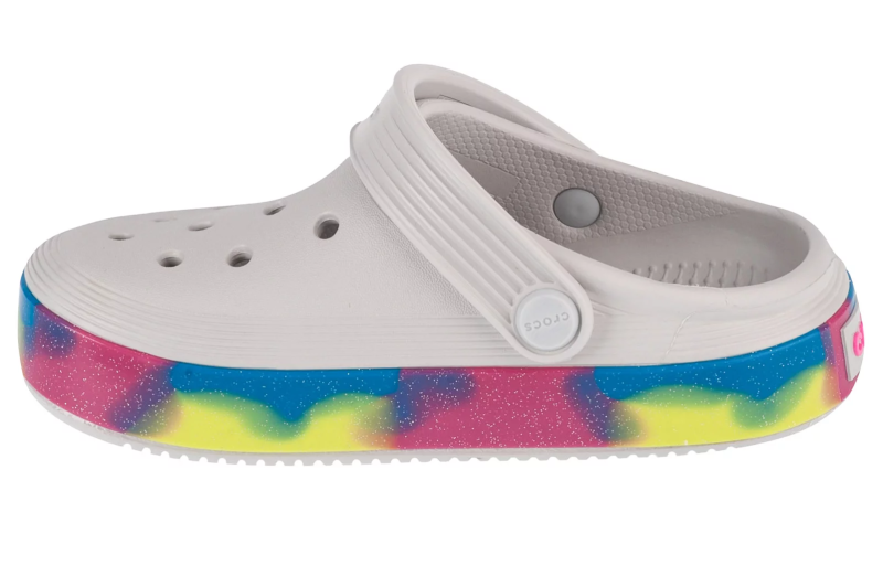 Crocs Off Court Glitter Band Kids Clog 209714-1FS Crocs Off Court Glitter Band Kids Clog 209714-1FS