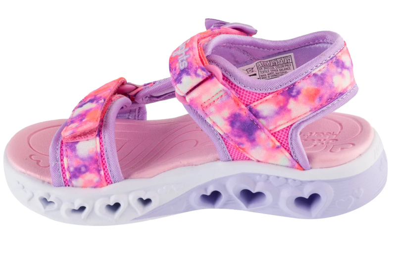Skechers S-Lights: Flutter Hearts Sandal - Blurry Love 303110L-PKLV Skechers S-Lights: Flutter Hearts Sandal - Blurry Love 303110L-PKLV