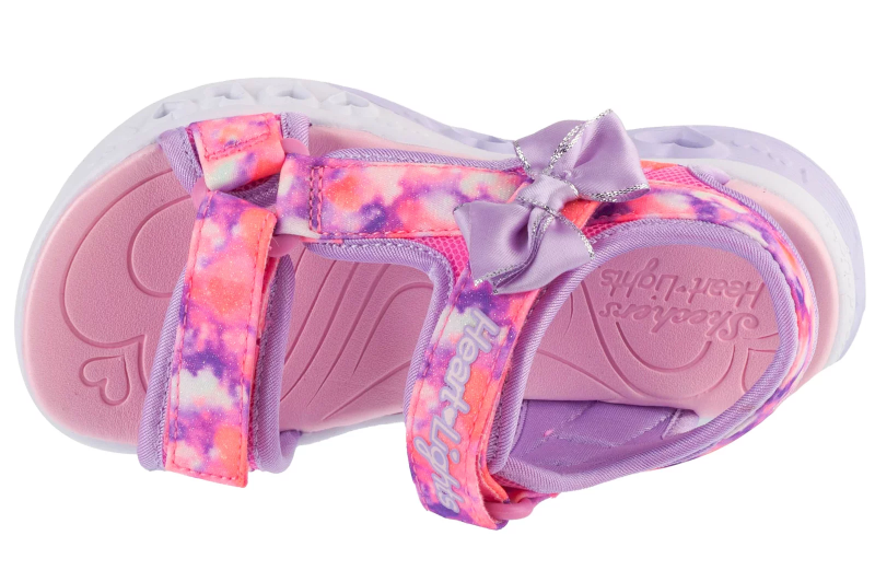 Skechers S-Lights: Flutter Hearts Sandal - Blurry Love 303110L-PKLV Skechers S-Lights: Flutter Hearts Sandal - Blurry Love 303110L-PKLV