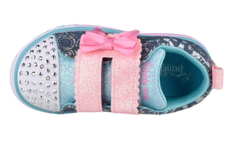 Skechers Sparkle Lite-Lil Heartsland 314754N-DMLT Skechers Sparkle Lite-Lil Heartsland 314754N-DMLT