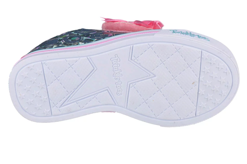 Skechers Sparkle Lite-Lil Heartsland 314754N-DMLT Skechers Sparkle Lite-Lil Heartsland 314754N-DMLT