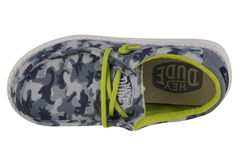Hey Dude Wally Youth Camodino 40043-425 Hey Dude Wally Youth Camodino 40043-425