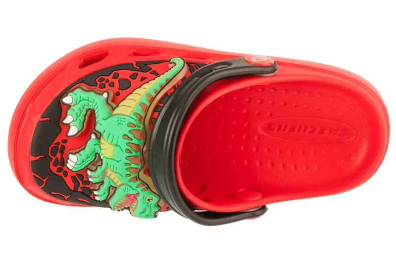 Skechers Foamies: Swifters - T-Rex-Brights 406712L-RED Skechers Foamies: Swifters - T-Rex-Brights 406712L-RED