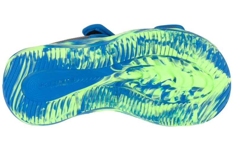 Skechers S-Lights: Sola Glow Sandal - Fusion Brights 407032L-BKBL Skechers S-Lights: Sola Glow Sandal - Fusion Brights 407032L-BKBL
