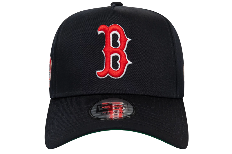 New Era MLB 9FORTY Boston Red Sox World Series Patch Cap 60422502 New Era MLB 9FORTY Boston Red Sox World Series Patch Cap 60422502