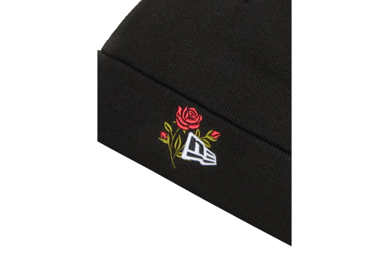 New Era Rose Icon Cuff Knit Beanie Hat 60580728 New Era Rose Icon Cuff Knit Beanie Hat 60580728