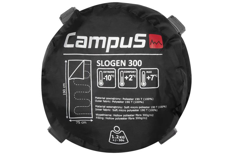 Campus Slogen 300 Left Sleeping Bag CUL701123404 Campus Slogen 300 Left Sleeping Bag CUL701123404