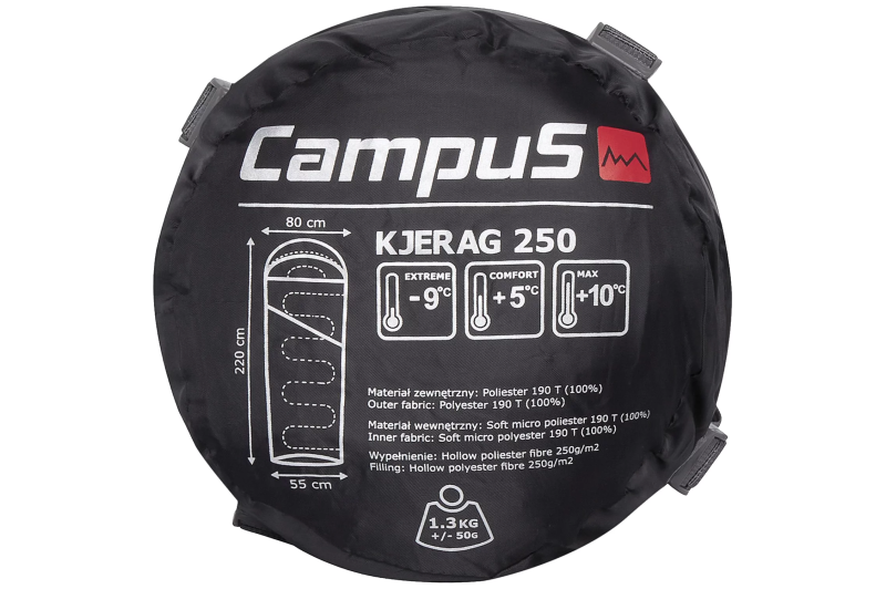 Campus Kjerag 250 Right Sleeping Bag CUP702123200 Campus Kjerag 250 Right Sleeping Bag CUP702123200