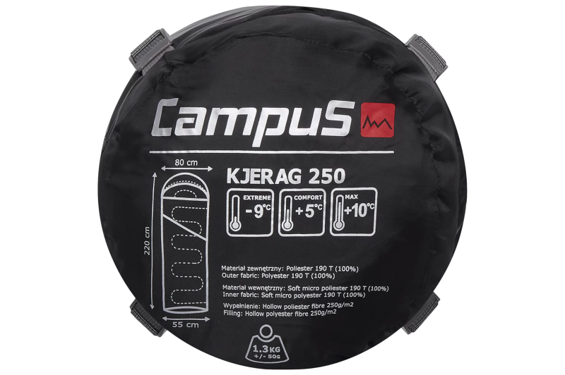 Campus Kjerag 250 Right Sleeping Bag CUP702123404 Campus Kjerag 250 Right Sleeping Bag CUP702123404