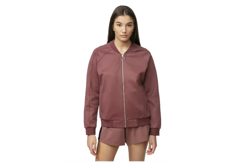 4F Women's Sweatshirt Zip H4L21-BLD021-60S 4F Women's Sweatshirt Zip H4L21-BLD021-60S