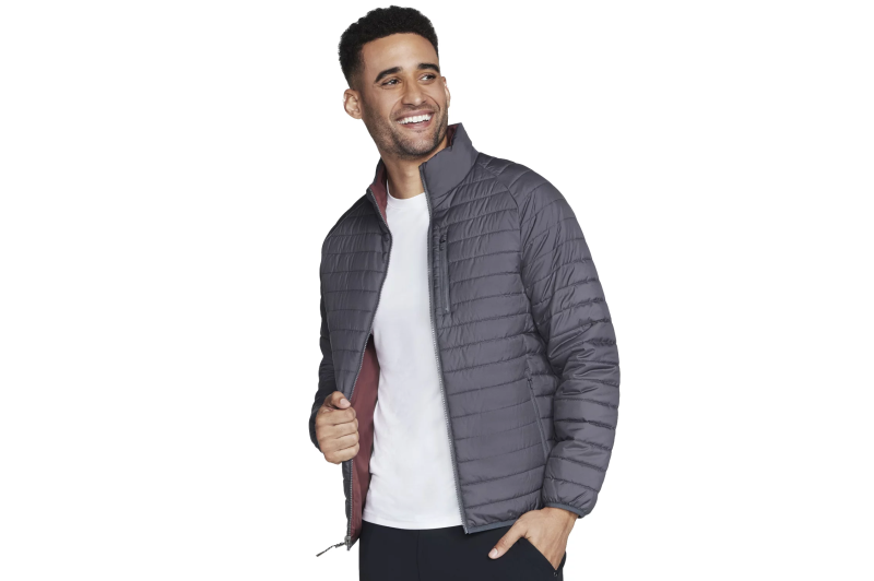 Skechers GO Shield Altitude Reversible Jacket JA139-BKCC Skechers GO Shield Altitude Reversible Jacket JA139-BKCC