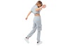 Justhype Sweat Crop T-Shirt-Cargo Joggers LABON004 Justhype Sweat Crop T-Shirt-Cargo Joggers LABON004