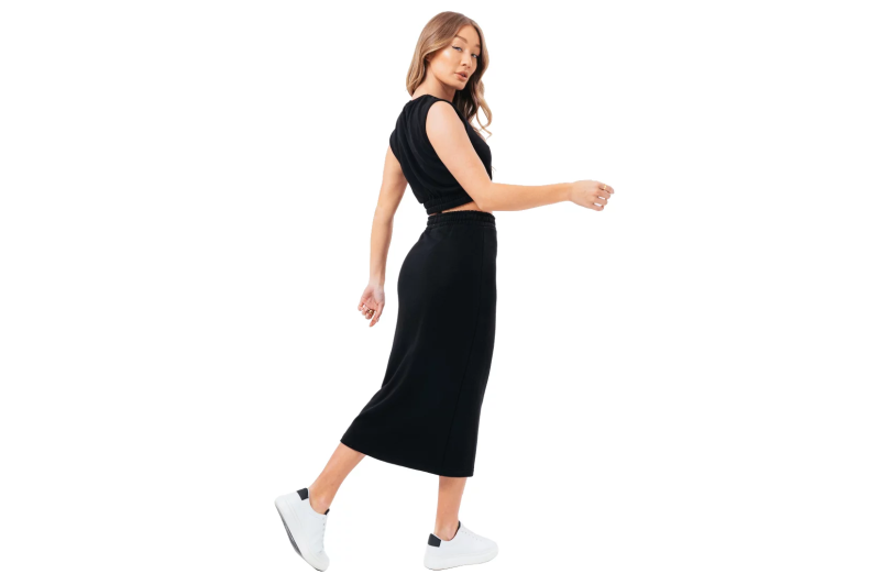 Justhype Sweat Midi Skirt Loungewear Set LABON008 Justhype Sweat Midi Skirt Loungewear Set LABON008