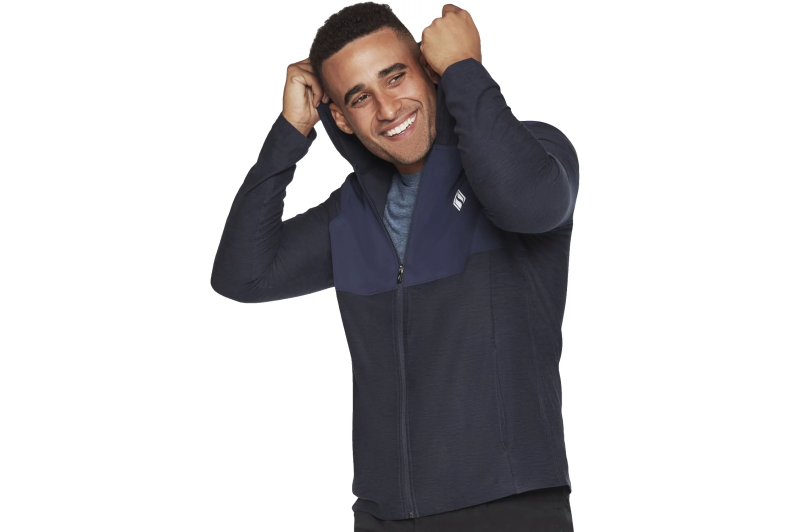 Skechers Ultra Go Lite Full Zip Hoodie MJA268-NVY Skechers Ultra Go Lite Full Zip Hoodie MJA268-NVY