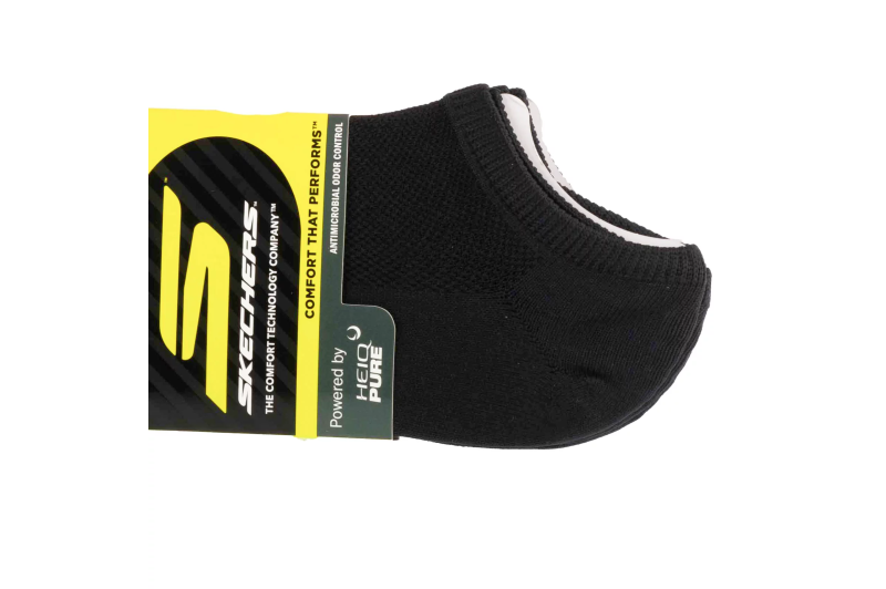 Skechers 3pk Mens Microfier S101715-HBLK Skechers 3pk Mens Microfier S101715-HBLK