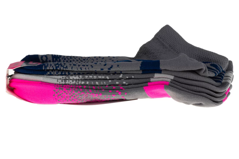 Skechers 3pk Womens Non Terry Low Cut S106751-DKGY Skechers 3pk Womens Non Terry Low Cut S106751-DKGY