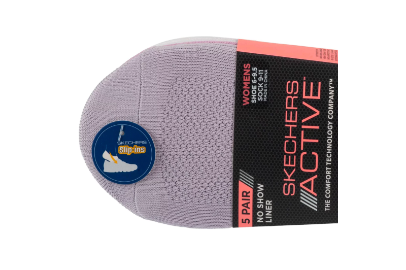 Skechers 5pk Microfiber Liner Socks S113836-PRLV Skechers 5pk Microfiber Liner Socks S113836-PRLV