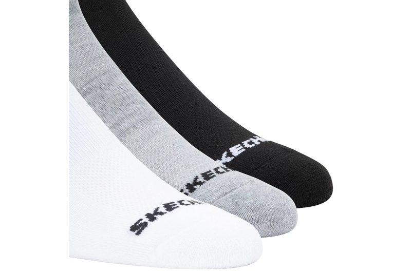 Skechers 3PPK Qtr Crew Socks S114235-BKWG Skechers 3PPK Qtr Crew Socks S114235-BKWG