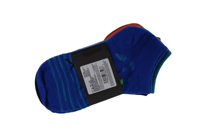 Skechers 6pk Boys Non Terry Low Cut Socks S115172-RDMT Skechers 6pk Boys Non Terry Low Cut Socks S115172-RDMT