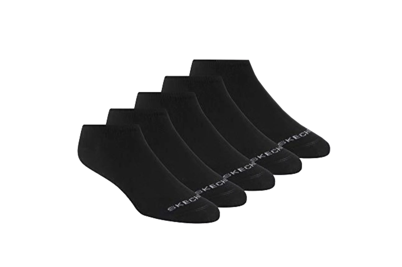 Skechers 6pk Womens Cotton Nshw Socks S116979-BLK Skechers 6pk Womens Cotton Nshw Socks S116979-BLK