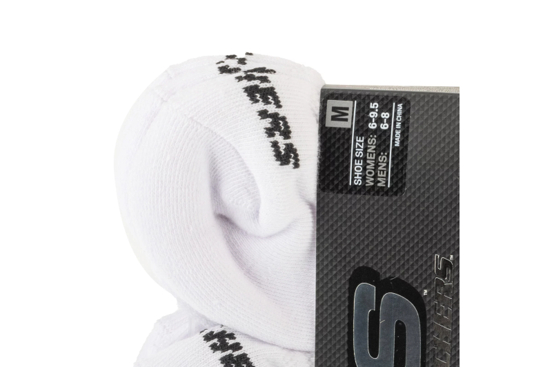 Skechers 6pk Core Lowcut Md Socks S118209-WHT Skechers 6pk Core Lowcut Md Socks S118209-WHT