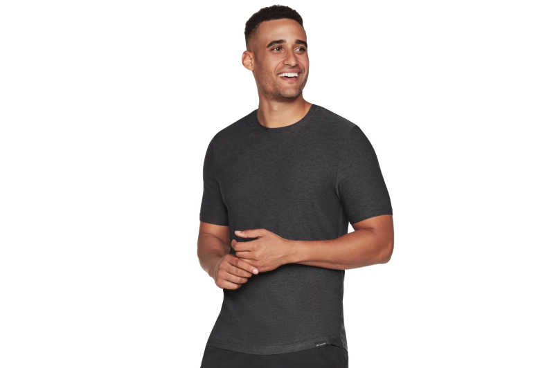 Skechers Go Dri All Day Tee TS107-BKCC Skechers Go Dri All Day Tee TS107-BKCC