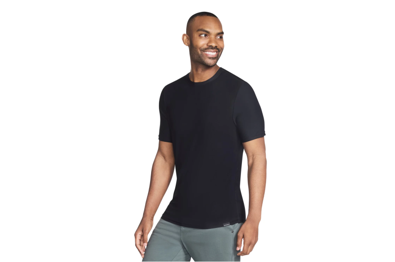 Skechers Go Dri All-Day Tee TS107B-BLK Skechers Go Dri All-Day Tee TS107B-BLK