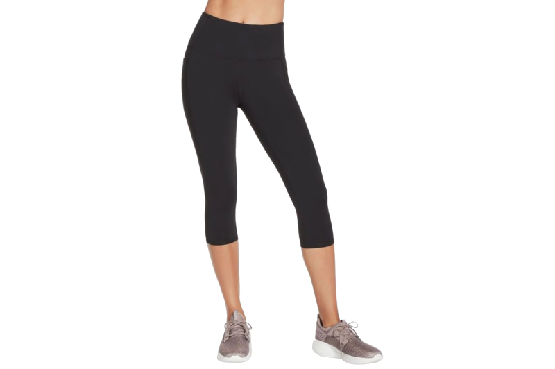 Skechers Go Walk High Waisted Capri Short W2CP2-BLK Skechers Go Walk High Waisted Capri Short W2CP2-BLK