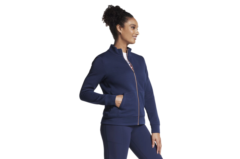 Skechers Go Walk Everywhere Full Zip Hoodless W3JA261-NVY Skechers Go Walk Everywhere Full Zip Hoodless W3JA261-NVY
