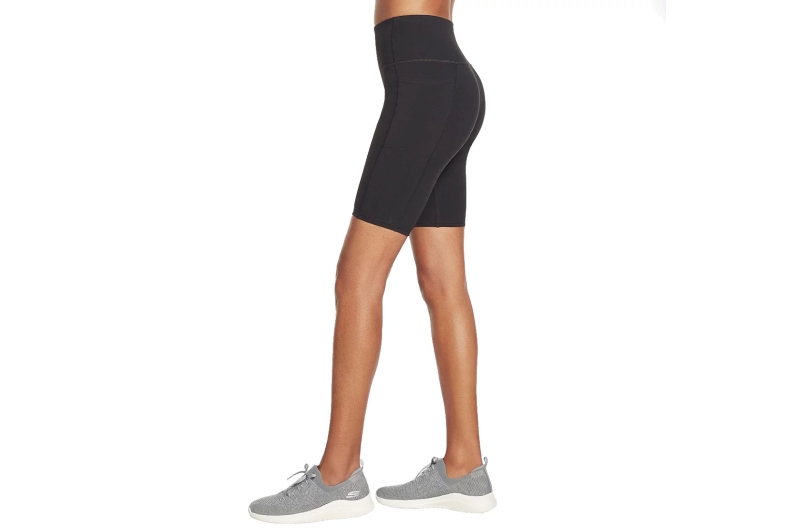 Skechers Go Walk High Waisted Bike Short W3SH53-BLK Skechers Go Walk High Waisted Bike Short W3SH53-BLK