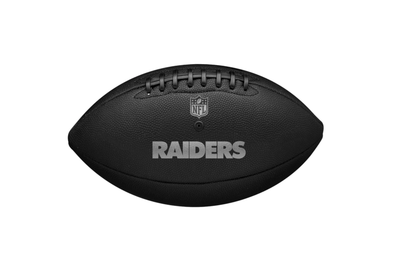 Wilson NFL Team Metallic Premiere Las Vegas Raiders Ball WF4015817XB Wilson NFL Team Metallic Premiere Las Vegas Raiders Ball WF4015817XB