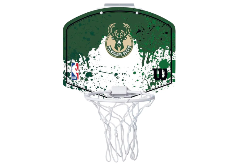 Wilson NBA Team Milwaukee Bucks Mini Hoop WTBA1302MIL Wilson NBA Team Milwaukee Bucks Mini Hoop WTBA1302MIL