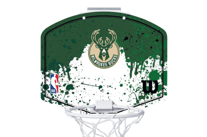 Wilson NBA Team Milwaukee Bucks Mini Hoop WTBA1302MIL Wilson NBA Team Milwaukee Bucks Mini Hoop WTBA1302MIL