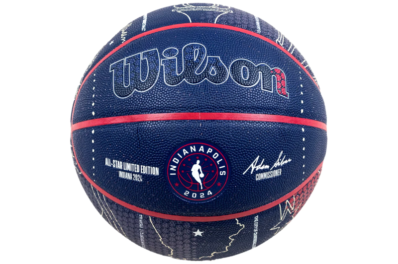 Wilson NBA All-Star 2024 Indianapolis Collector Ball WZ2015601XB Wilson NBA All-Star 2024 Indianapolis Collector Ball WZ2015601XB
